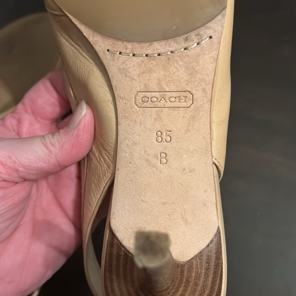 Coach Miranda slingback heels - like new! - Picture 16 of 16